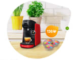 Cafetera de cápsulas Tassimo Finesse + 136 cápsulas por solo 44,10€