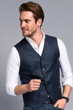 Maerz Muenchen Waistcoat In 100% New Milled Wool for £115.