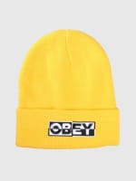 Obey Downbeat Beanie Yellow voor €15