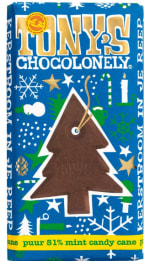 Chocolade Tony's Chocolonely puur mint candy cane 180gr voor €2 bij Bol