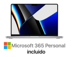 Portatil MacBook Pro 16" Chip M1 Max Gráfica 32 Núcleos 64GB 4TB por 2799€