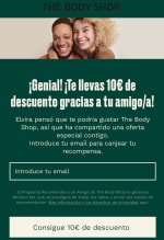 consigue 10€ de descuento en tu compra en Thebodyshop con mi link