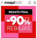 Hasta -90% Remate Final en Maquillalia.