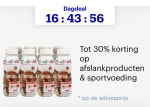 tot 30 % korting op afslankproducten en sportvoeding