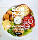 Coupon pour 10€ de rabais sur votre addition