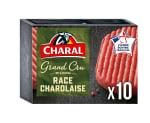 Steaks hachés Charal pur bœuf Grand Cru Charolais X 10 à 13 ,75 €