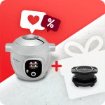 Pack Web Cookeo CE854B10 + Extra crisp à 199,99€