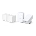 Mercusys Halo H30G (Pack 2) Sistema WiFi Mesh AC1300 Dual Band Gigabit+ MP500 Kit de Inicio AV1000 G por 72,98