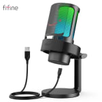 Microfone da Fifine, modelo A8 Ampligame - R$ 259,02