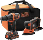 Black+Decker BCK23S1S-QW 18V Accuklopboormachine + 18V accuschuurmachine