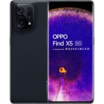 Smartphone noir Oppo find X5 5G à 380€