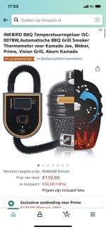 INKBIRD BBQ Temperatuurregelaar ISC-007BW