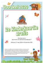 2e kinderkaartje gratis met de Speelpark Oud Valkeveen pas
