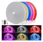 Tiras De Leds Luz Luces Neón Flexible Manguera 5m por $125 en Mercado Libre