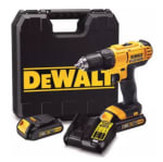 Perceuse visseuse sans fil Dewalt DCD771S2 18V-2x1,5Ah pour 156€ chez Screwfix