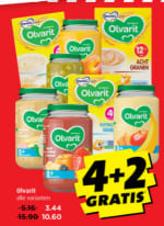 Alle Olvarit babyvoeding 4 + 2 gratis