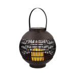Pack 4 Faroles Solares LED Exterior Redondo Marrón 3000K por 29,54€