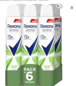 Pack de 6 ud Rexona Desodorante Aloe Vera Antitranspirante por 9,89€
