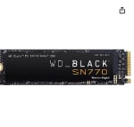 SSD interne WD_BLACK SN770 2 To à 99,99€
