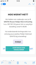gratis 8 flessen robijn bij besteding vanaf 49,95 euro