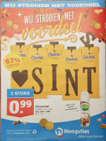 Chocomel 2 pakken € 0,99