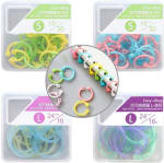 Anillos de Plástico de Libro, Anillas para Hojas Sueltas Multicolor por 7.99€