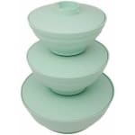 3 delige noodle bowl set met deksels voor €2,50