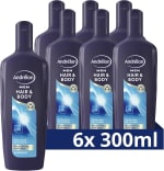 Andrélon Classic 2 in 1 Hair & Body 6 x 300ml voor €8,66 bij Amazon