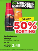 Sodastream alles 50% korting