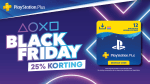 PlayStation Plus - 12 maanden 'Black Friday' 25% korting