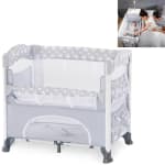 Hauck Sleep n Care Plus Travel Cot / Bedside Crib - Teddy Grey Just For £48.95 at Online4baby
