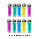 Pack10 Mecheros Desechables con rueda de fricciónpor 5,76€