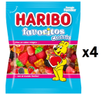 4 Bolsas de HARIBO Favoritos Classic 250g por 6.22€