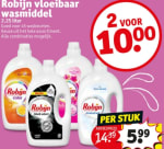 Robijn vloeibaar wasmiddel voor €10