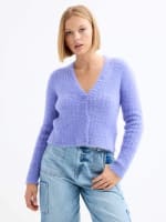 Cardigan de Mujer con Tejido Efecto Pelo por 9.99€