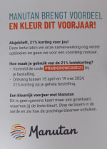 21% lentekorting op je gehele bestelling