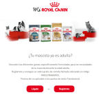 Muestra gratis Royal Canin a recoger