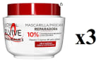 3 Botes de L'Oréal Paris Elvive Mascarilla Total Repair 5, 310ml por 7.38€