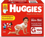 Fralda Supreme Care da Huggies com 160 Fraldas - R$ 195,21