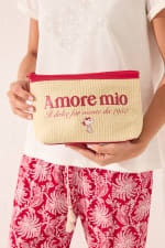 Women'secret Neceser mediano Snoopy rafia por 8,99€