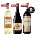 -50% Pack Bodegas Riojanas: 3 Monte Real + 3 Viña Albina + 6 Viña Albina blanco + 2 entradas a Bodega por 59€