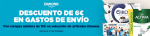 Comprando 15€ en artículos Danone, descuento de 6€