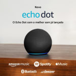 Smart Speaker da Amazon, modelo Echo Dot de 5° Geração - R$ 296,10