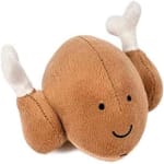 Obtain Petface foodie faces roast chicken plush dog toy from Amazon for £2.69