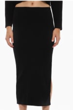 Falda midi con abertura lateral sin costuras por 2.99€