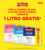 1 litro de leche Pascual gratis