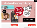 Alle haarverf 1+1 gratis bij Etos