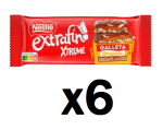 6 Tabletas de NESTLE EXTRAFINO Xtreme chocolate con leche extrafino relleno de galleta y caramelo tableta 87 g por 4.88€