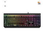 Teclado Gaming Retroiluminado Tempest K9 Nebula Fury RGB por 10.99€