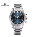 Reloj PAGANI en ACERO VERDE con correa precioso MECAQUARTZ japones por solo